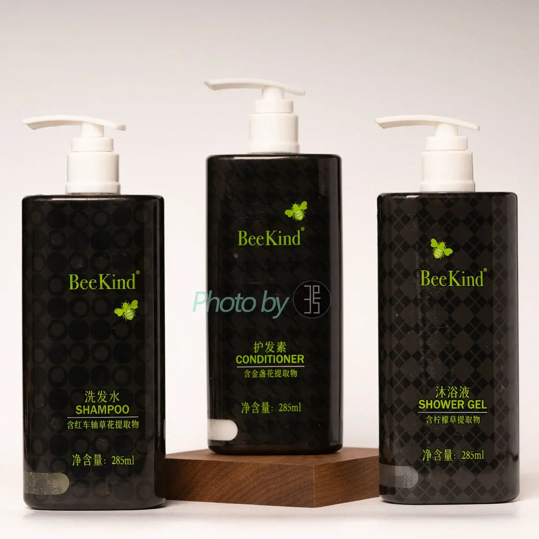 BEEKIND Shampoo &amp; Conditioner &amp; Shower Gel 285ML