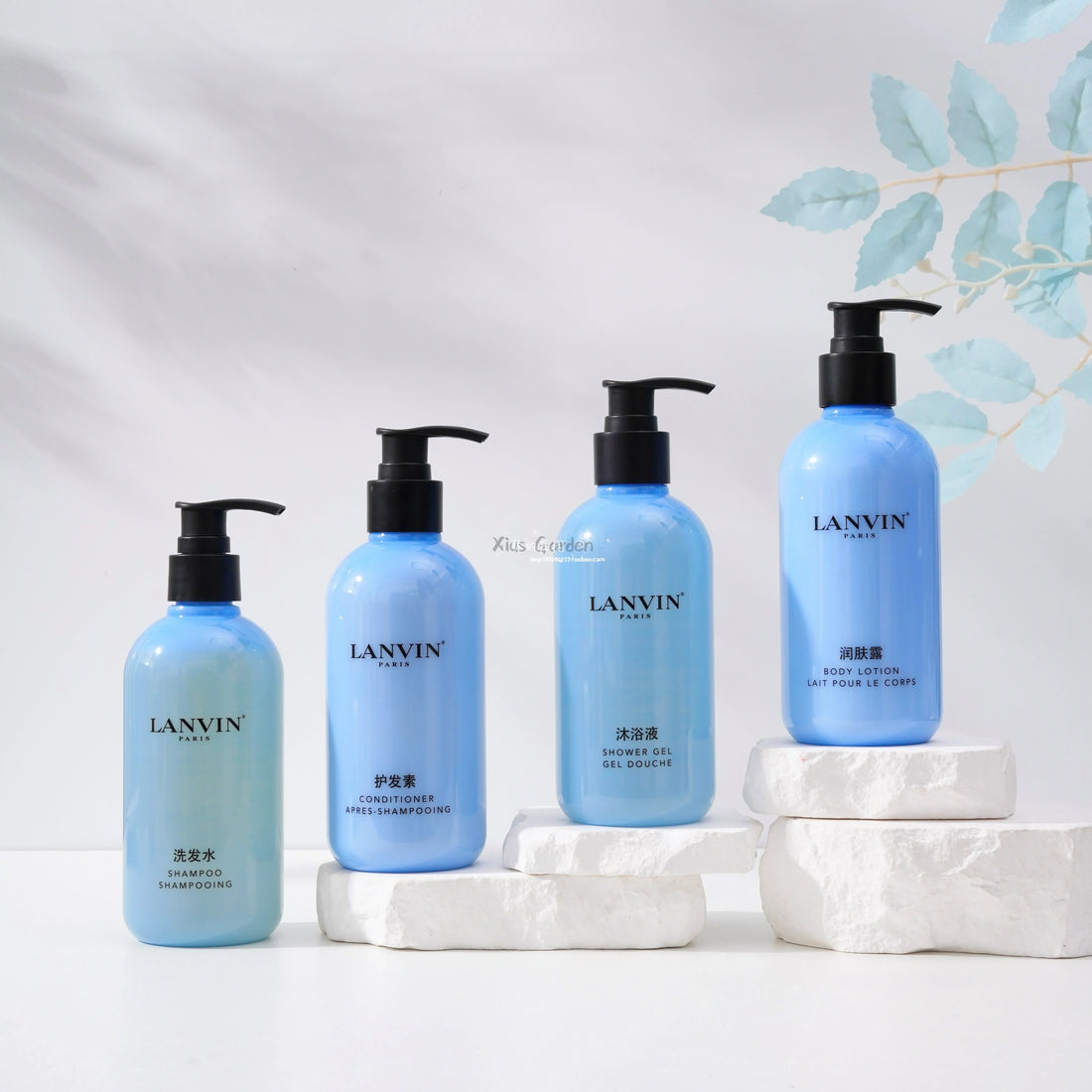 LANVIN Shampoo &amp; Conditioner &amp; Body Lotion &amp; Shower Gel 300ML