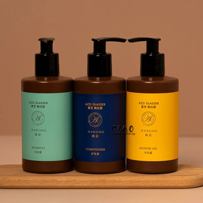AZZI GLASSER Shampoo &amp; Conditioner &amp; Body Lotion &amp; Shower Gel 300ML