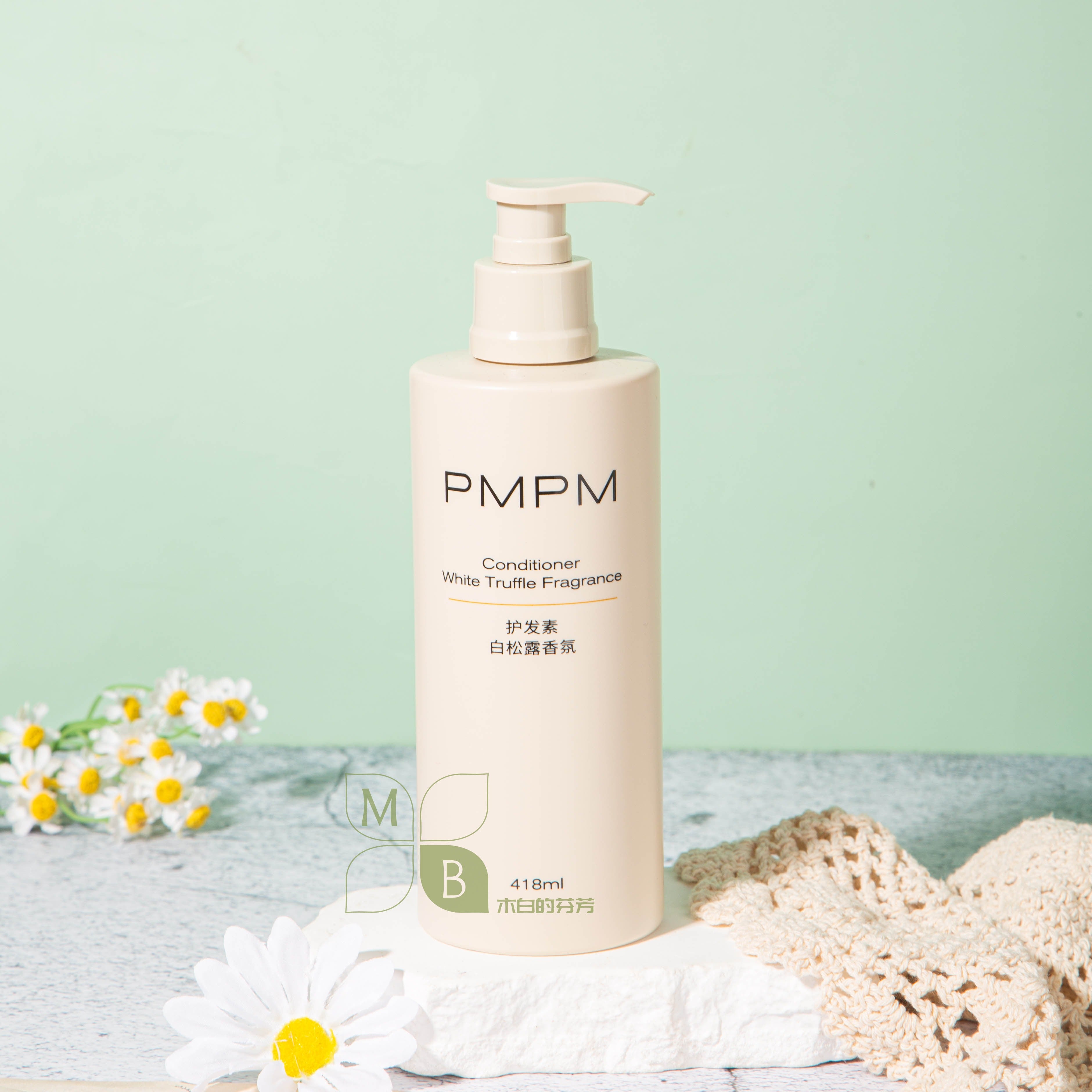 PMPM White Truffle Fragrance Shampoo &amp; Shower Gel &amp; Conditioner &amp; Body Lotion 418ML