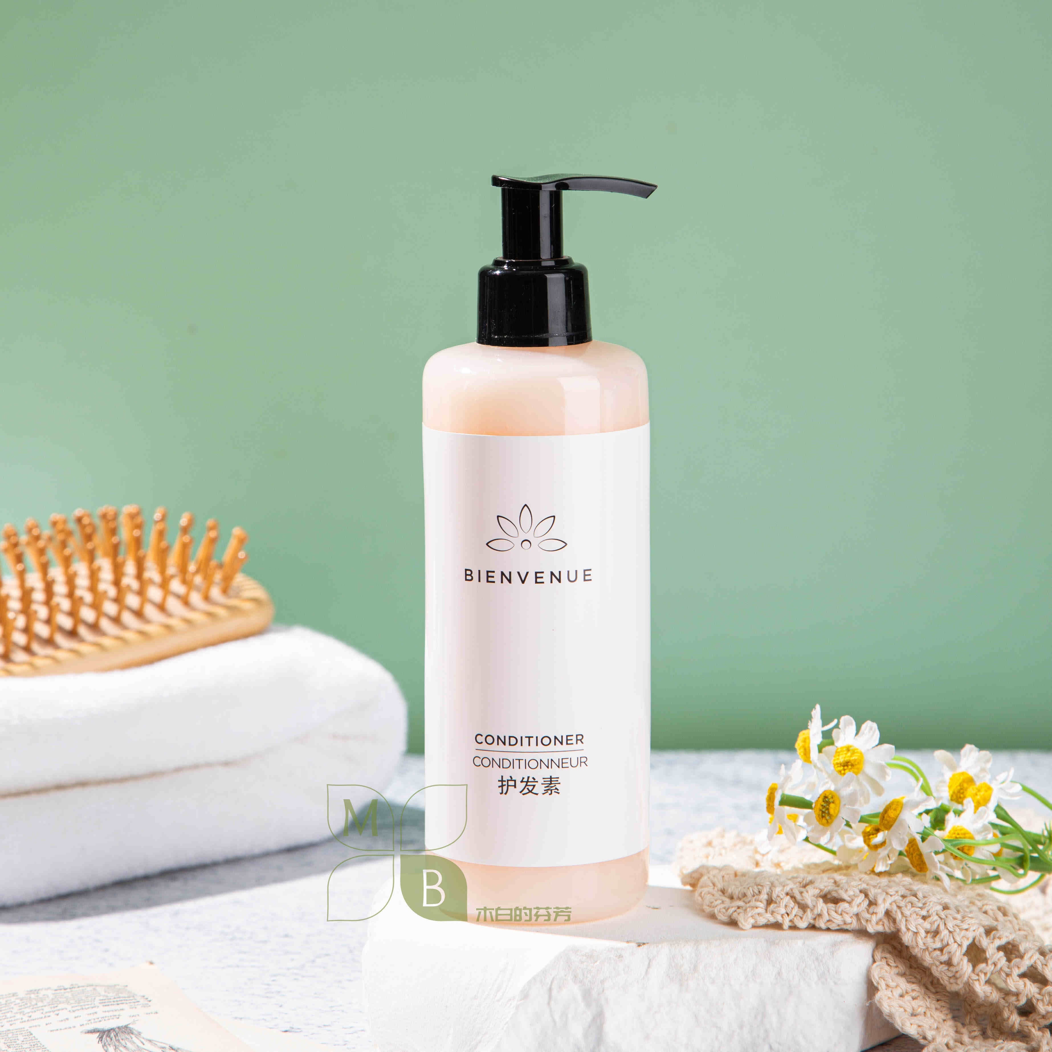 Meipeng Luxury Hotel Shampoo &amp; Conditioner &amp; Shower Gel &amp; Body Lotion 300ML BIENVENUE