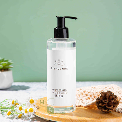 Meipeng Luxury Hotel Shampoo &amp; Conditioner &amp; Shower Gel &amp; Body Lotion 300ML BIENVENUE