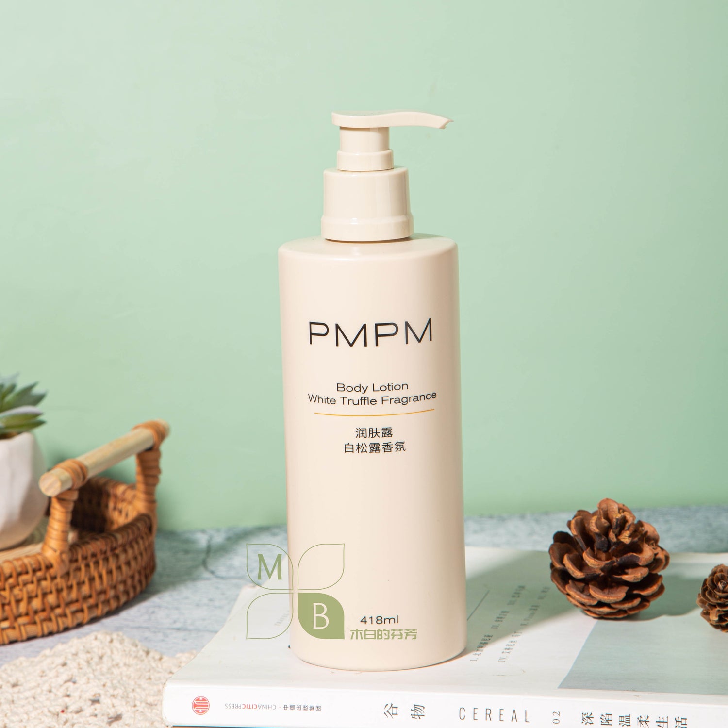 PMPM White Truffle Fragrance Shampoo &amp; Shower Gel &amp; Conditioner &amp; Body Lotion 418ML
