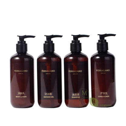 Mövenpick by Accor Shampoo &amp; Shower Gel &amp; Conditioner &amp; Body Lotion 280ML FERRAGAMO